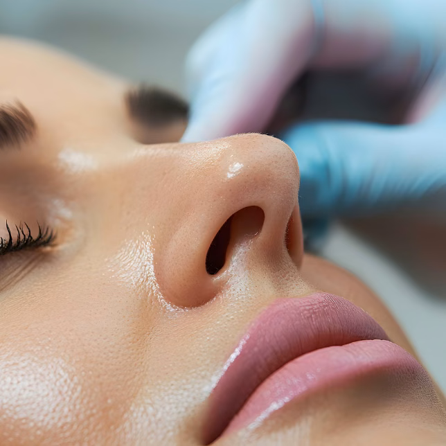 Evaluación técnica de resultado de rinoplastia por cirujano plástico