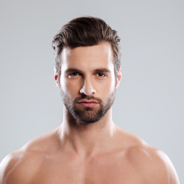 Proyección autoridad ejecutiva bichectomía masculina - Dr. Hermes Gamba liderazgo facial