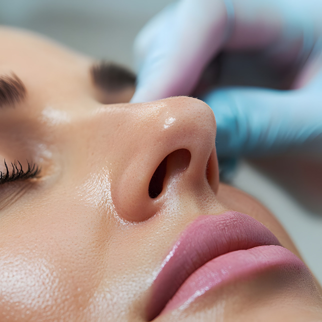 Resultado rinoplastia en Tunja Boyacá - cirugía de nariz Clínica Green Hills Dr. Hermes Gamba